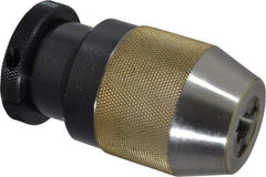Albrecht - JT6, 1/32 to 1/2" Capacity, Steel Tapered Mount Drill Chuck - Keyless, 2" Sleeve Diam, 3.56" Open Length - Exact Tool & Supply