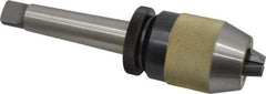 Albrecht - 3MT, 1/32 to 1/2" Capacity, Steel Integral Shank Drill Chuck - Keyless, Taper Shank, 2" Sleeve Diam, 3-3/8" Open Length - Exact Tool & Supply