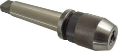 Albrecht - 4MT, 1/32 to 1/2" Capacity, Steel Integral Shank Drill Chuck - Keyless, Taper Shank, 2" Sleeve Diam, 3-7/16" Open Length - Exact Tool & Supply