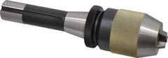 Albrecht - R8, 1/32 to 1/2" Capacity, Steel Integral Shank Drill Chuck - Keyless, Taper Shank, 2" Sleeve Diam, 3-5/16" Open Length - Exact Tool & Supply