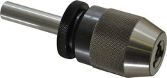 Albrecht - 1/32 to 1/2" Capacity, Steel Integral Shank Drill Chuck - Keyless, Straight Shank, 2" Sleeve Diam, 3-1/8" Open Length - Exact Tool & Supply