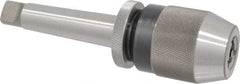Albrecht - 3MT, 1/32 to 1/2" Capacity, Steel Integral Shank Drill Chuck - Keyless, Taper Shank, 2" Sleeve Diam, 3-3/8" Open Length - Exact Tool & Supply