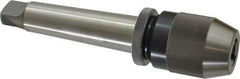 Albrecht - 4MT, 1/32 to 1/2" Capacity, Steel Integral Shank Drill Chuck - Keyless, Taper Shank, 2" Sleeve Diam, 3-7/16" Open Length - Exact Tool & Supply
