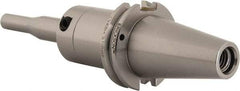 Kennametal - CAT40 Taper Shank, 1/4" Hole Diam, Hydraulic Tool Holder/Chuck - 13.72mm Nose Diam, 169.93mm Projection, 26.92mm Clamp Depth, 15,000 RPM, Through Coolant - Exact Tool & Supply