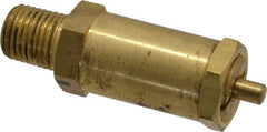 Kingston - 1/4" Inlet, Safety Relief Valve - 75 Max psi, Brass - Exact Tool & Supply