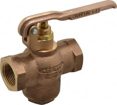 Kingston - 1" Pipe, 400 Max psi, Buna N Disc, Self Closing Control Valve - Squeeze Lever, FNPT x FNPT End Connections - Exact Tool & Supply