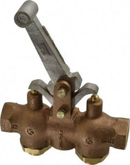 Kingston - 1/2" NPT Hoist Control Valve - Locking Style Lever & 200 Max psi - Exact Tool & Supply