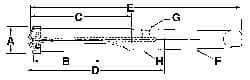 Allied Machine and Engineering - Series 2.5, 1-3/16 to 1-3/8" Diam, 4MT Taper Shank, Helical Flute Spade Drill - 7-3/8" Max Depth, 10-37/64" Body Length, 15-1/16" OAL, Standard Length, Through Coolant - Exact Tool & Supply