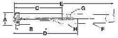 Allied Machine and Engineering - Series 2.5, 1-3/16 to 1-3/8" Diam, 4MT Taper Shank, Helical Flute Spade Drill - 7-3/8" Max Depth, 10-37/64" Body Length, 15-1/16" OAL, Standard Length, Through Coolant - Exact Tool & Supply