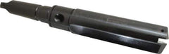 Allied Machine and Engineering - Series 5, 2-1/2 to 3-1/2" Diam, 5MT Taper Shank, Straight Flute Spade Drill - 6-3/4" Max Depth, 11-5/16" Body Length, 16-15/16" OAL, Short Length, Through Coolant - Exact Tool & Supply