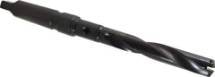 Allied Machine and Engineering - Series 2, 31/32 to 1-3/8" Diam, 4MT Taper Shank, Helical Flute Spade Drill - 5-3/8" Max Depth, 8-19/64" Body Length, 12-25/32" OAL, Intermediate Length, Through Coolant - Exact Tool & Supply
