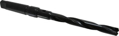 Allied Machine and Engineering - Series 1.5, 55/64 to 15/16" Diam, 4MT Taper Shank, Helical Flute Spade Drill - 6-3/4" Max Depth, 9-43/64" Body Length, 14-5/32" OAL, Standard Length, Through Coolant - Exact Tool & Supply
