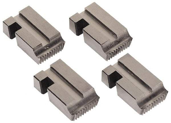 GTD - 1/2-13 UNC Thread, 10° Hook Angle, Right Hand High Speed Steel Chaser - 3/4" Die Head Compatibility, 45° Chamfer Angle - Exact Tool & Supply