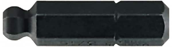 Bondhus - 1/4" Drive, 1/2" Ball End Hex Drive Bit - Exact Tool & Supply