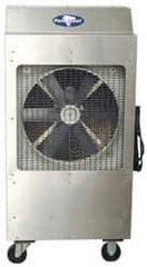 RollSeal - 18" Blade, 10 Gal Capacity, 1/3 hp, 3,000 CFM Evaporative Cooler - 6 Amp Rating, 115 Volts, Variable Speed - Exact Tool & Supply