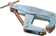 Kant Twist - 2,000 Lb, 6" Max Opening, 2-1/8" Open Throat Depth, 3-3/8" Closed Throat Depth, Cantilever Clamp - High Tensile Steel Jaw, T-Handle, 8-1/4" OAL, 8-1/4" Max Width - Exact Tool & Supply