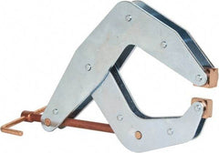 Kant Twist - 3,500 Lb, 10" Max Opening, 6" Open Throat Depth, 7" Closed Throat Depth, Cantilever Clamp - High Tensile Steel Jaw, T-Handle, 16" OAL, 15" Max Width - Exact Tool & Supply
