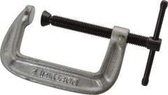 Wilton - Light-Duty 2-1/2" Max Opening, 1-7/16" Throat Depth, Ductile Iron Standard C-Clamp - 850 Lb Capacity, 0" Min Opening, Standard Throat Depth - Exact Tool & Supply