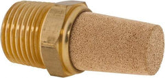ARO/Ingersoll-Rand - 1/4 Male NPT, 9/16" Hex, 1-3/8" OAL, Muffler - 250 Max psi - Exact Tool & Supply