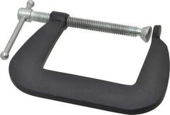Wilton - Light-Duty 2-1/2" Max Opening, 2-1/2" Throat Depth, Forged Steel Standard C-Clamp - 850 Lb Capacity, 0" Min Opening, Standard Throat Depth, Steel Screw - Exact Tool & Supply