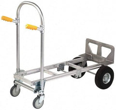 Value Collection - 51-3/4" OAH Hand Truck - Dual Grip/Loop Handle, Aluminum - Exact Tool & Supply