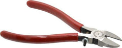 Proto - 6-1/16" OAL, Diagonal Cutter - 3/4" Jaw Length x 3/4" Jaw Width, Oval Head, Plastisol Handle - Exact Tool & Supply