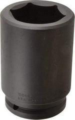 Proto - 1-1/2" Drive 2-3/4" Deep Impact Socket - 6 Points, 6-1/8" OAL - Exact Tool & Supply