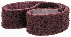 3M - 1" Wide x 18" OAL, Aluminum Oxide Abrasive Belt - Aluminum Oxide, Medium, Nonwoven, Series SC-BS - Exact Tool & Supply