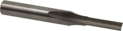 Onsrud - 5/32" Diam, 1/4" Shank Diam, 9/16" Length of Cut, 1 Flute Single Edge Straight Router Bit - 2" Overall Length, Right Hand Cut, Solid Carbide - Exact Tool & Supply