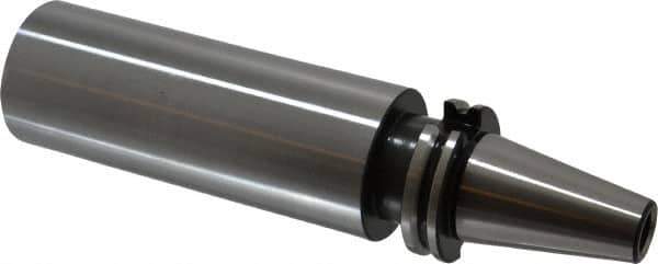 Parlec - CAT40 Taper Shank, 2.5 Inch Diameter, Tool Holder Blank - 10.69 Inch Overall Length, 7.25 Inch Projection Flange to Nose End, 8 Inch Projection Gage Line to Nose End - Exact Tool & Supply
