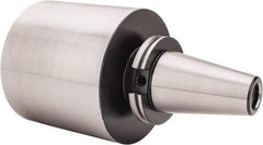 Parlec - CAT50 Taper Shank, 6.12 Inch Diameter, Tool Holder Blank - 11 Inch Overall Length, 6.25 Inch Projection Flange to Nose End, 7 Inch Projection Gage Line to Nose End - Exact Tool & Supply