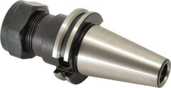 Parlec - 1/32" to 3/4" Capacity, 3" Projection, CAT40 Taper Shank, TG/PG 75 Collet Chuck - 5.687" OAL - Exact Tool & Supply