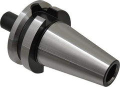 Parlec - BT40 Taper Shank 1/8" Hole End Mill Holder/Adapter - 11/16" Nose Diam, 2-1/4" Projection, Through-Spindle Coolant - Exact Tool & Supply