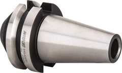 Parlec - BT40 Taper Shank 1/2" Hole End Mill Holder/Adapter - 1-3/4" Nose Diam, 1.75" Projection, Through-Spindle Coolant - Exact Tool & Supply