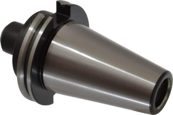Parlec - CAT50 Taper Shank 1/2" Hole End Mill Holder/Adapter - 1-1/4" Nose Diam, 2.62" Projection, Through-Spindle Coolant - Exact Tool & Supply