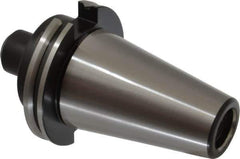 Parlec - CAT50 Taper Shank 1/2" Hole End Mill Holder/Adapter - 1-1/4" Nose Diam, 2.62" Projection, Through-Spindle Coolant - Exact Tool & Supply