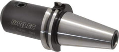 Parlec - CAT40 Taper Shank 3/4" Hole End Mill Holder/Adapter - 1-3/4" Nose Diam, 3-1/2" Projection, Through-Spindle Coolant - Exact Tool & Supply