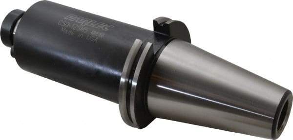 Parlec - CAT50 Taper Shank 1-1/4" Pilot Diam Shell Mill Holder - 5-1/2" Flange to Nose End Projection, 2-3/4" Nose Diam, 5/8-18 Lock Screw - Exact Tool & Supply