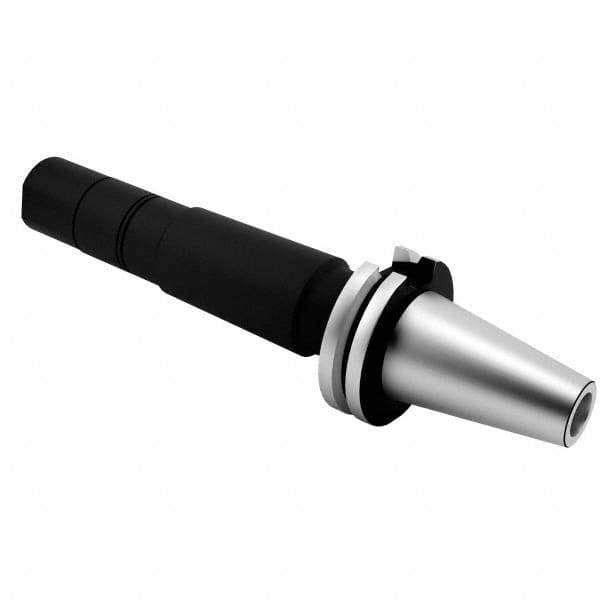Parlec - 1-1/4" Diam Milling Machine Arbor - Stub Style, Taper Shank, 6-1/2" OAL, CAT40 Taper - Exact Tool & Supply