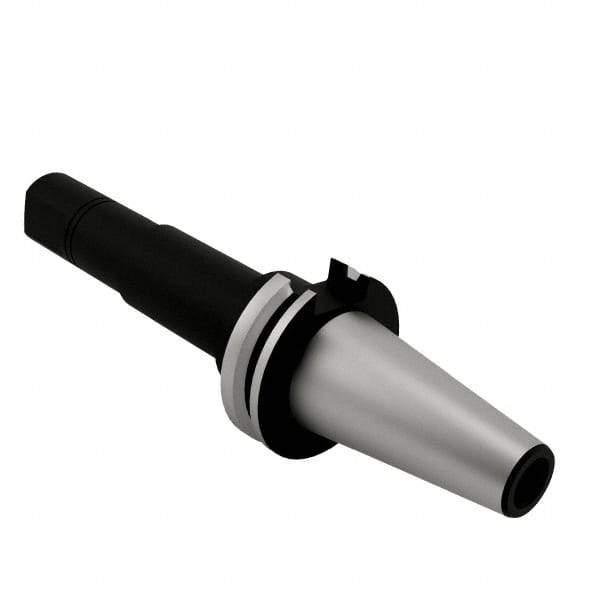 Parlec - 1-1/4" Diam Milling Machine Arbor - Stub Style, Taper Shank, 6-1/2" OAL, CAT50 Taper - Exact Tool & Supply