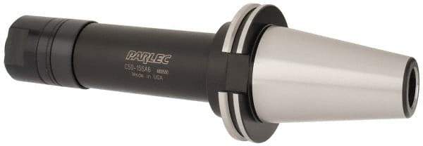 Parlec - 1-1/2" Diam Milling Machine Arbor - Stub Style, Taper Shank, 8-3/4" OAL, CAT50 Taper - Exact Tool & Supply