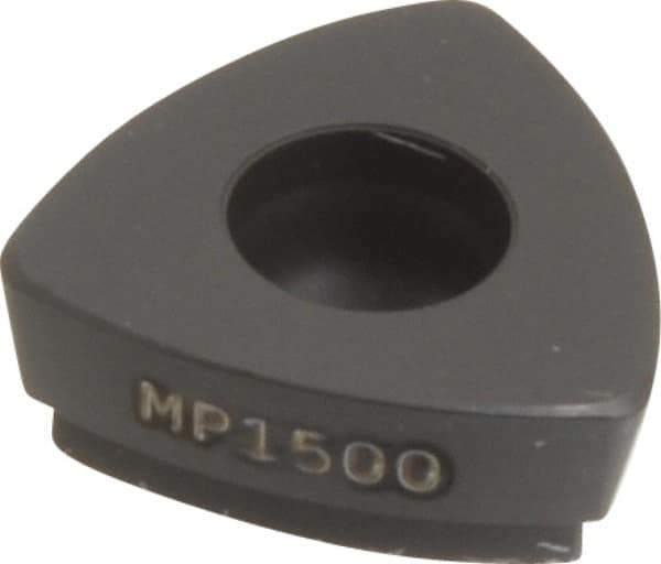 Seco - 218.19125 MD10 Grade MP1500 Carbide Milling Insert - TiCN/Al2O3 Finish, 0.156" Thick, 0.35" Inscribed Circle, 0.031" Corner Radius - Exact Tool & Supply