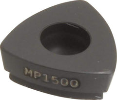 Seco - 218.19125 MD10 Grade MP1500 Carbide Milling Insert - TiCN/Al2O3 Finish, 0.156" Thick, 0.35" Inscribed Circle, 0.031" Corner Radius - Exact Tool & Supply