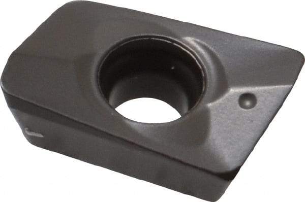 Seco - XOMX120408 D14 Grade MP1500 Carbide Milling Insert - TiCN/Al2O3 Finish, 0.163" Thick, 0.031" Corner Radius - Exact Tool & Supply