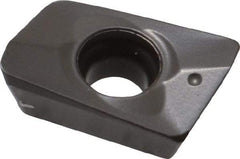 Seco - XOMX120408 D14 Grade MP1500 Carbide Milling Insert - TiCN/Al2O3 Finish, 0.163" Thick, 0.031" Corner Radius - Exact Tool & Supply