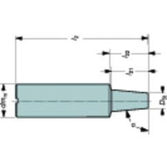 AE12-A16-CE-065 Milling Cutters With Exchangeable Solid Cutting Head - Exact Tool & Supply