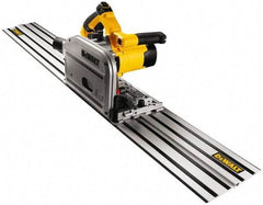 DeWALT - 12 Amps, 6-1/2" Blade Diam, 1,750 to 4,000 RPM, Electric Circular Saw - 120 Volts, 20.07mm Arbor Hole, Right Blade - Exact Tool & Supply