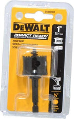 DeWALT - 1" Diam, 5/8" Cutting Depth, Hole Saw - Bi-Metal Saw, Toothed Edge - Exact Tool & Supply
