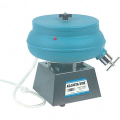Raytech - 0.22 Cu Ft, 1 hp, Dry Operation Vibratory Tumbler - Flow Through Drain, Tilt Feature - Exact Tool & Supply
