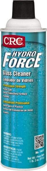CRC - 20 oz Aerosol Ammonia Glass Cleaner - Use on Glass Surfaces - Exact Tool & Supply